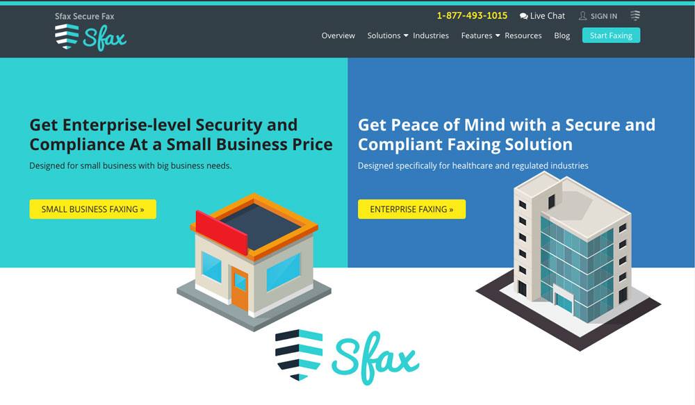 sFax Home page